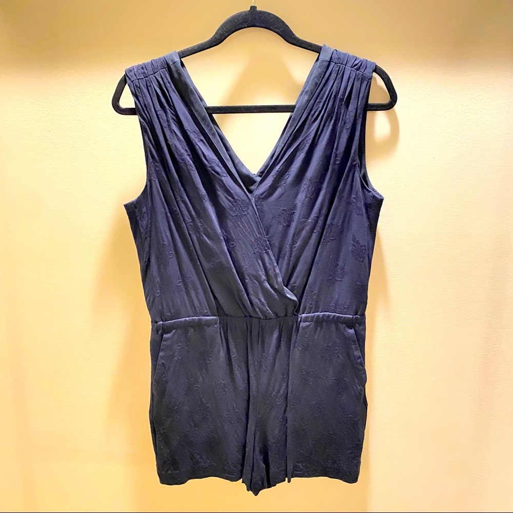 Ann Taylor navy blue romper